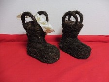 ?Dekostiefel Blumen Pflanzen Nikolaus Stiefel ?Naturmaterialien Pflanzgefäß