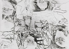 Per Kirkeby handsigniert