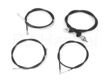 Bowdenzugsatz mit Tachowelle AWO schwarz komplett alter Typ 4-teilig
