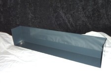 Design Wandregal Metall grau pulverbeschichtet Bücher Regal Hängeregal