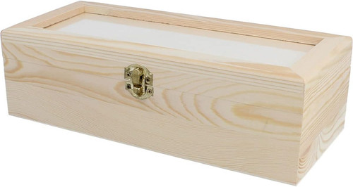 Box aus massivem - , kiefernholz