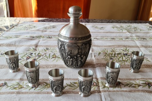 Vintage karaffe zinn - vintage,