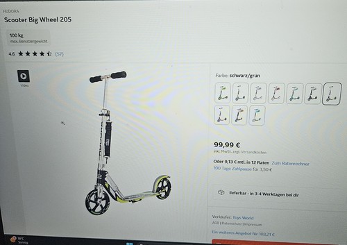 Hudora big wheel 205 in - big,