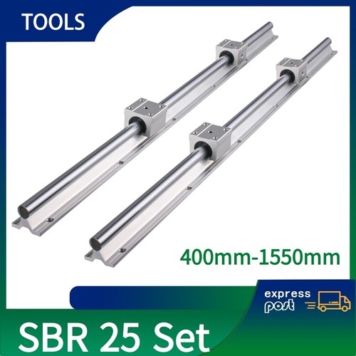 2pcs sbr25 linearführung - 2pcs,
