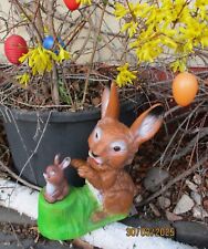 Gartenfigur Hase lustig Braun