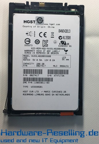 Emc 200gb sas ssd - sas,