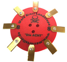 NEU - DIE leichte ACHT -  Kress-Worx-Yardforce-Landxcape-Ferrex m. 43mm Messern