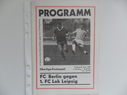 Ddr programm berlin - fc,