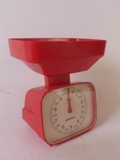Söhnle Küchenwaage max 10 KG 70er Jahre Rot