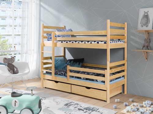 Etagenbett 90x180 natur - etagenbett,