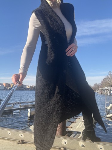 Coole maxi strick weste - maxi,