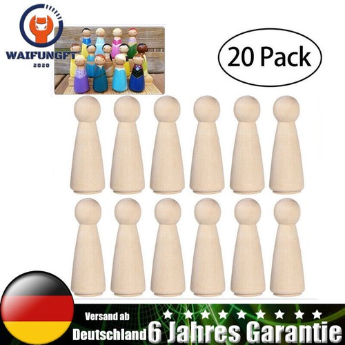 20pcs diy holz formen figuren - 20pcs,