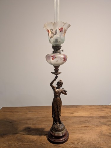 Jugendstil petroleumlampe - jugendstil,