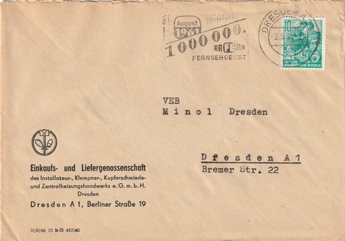 Ddr brief mit - brief,