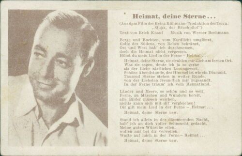 Ansichtskarte heinz rühmann - ansichtskarte,