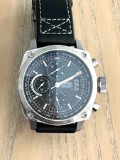 Fliegeruhr Armbanduhr Oris Big Crown BC 4 Chrono, Edelstahl Chronograph