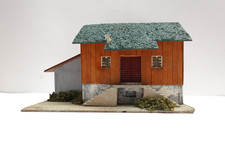 Faller H0 Gebäude mit Schuppen / Holz 50er Jahre Vintage rar