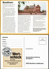 Bockhorn (Friesland) Bild-PK Or  Antwortkarte Drucksache "Wertscheck" 1980