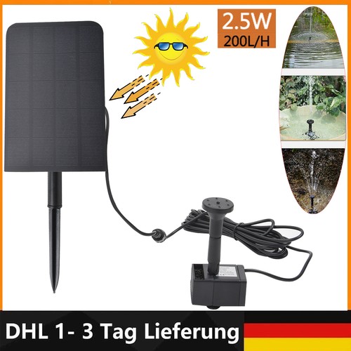 Solarpumpe brunnen 5w - solarpumpe, 2.5w