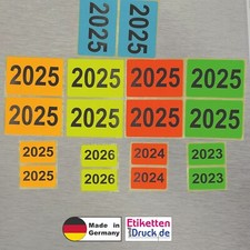 Ordner Etiketten Jahreszahl