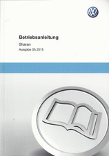 VW SHARAN 2 Betriebsanleitung 2015 Bedienungsanleitung Handbuch Bordbuch BA