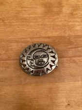 Reptiles House Gürtel Schnalle Sonne Mond