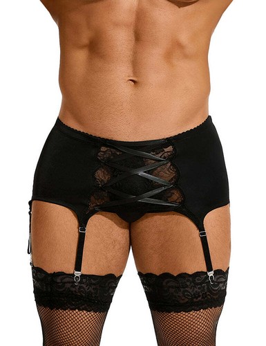 Herren strumpfhalter spitze - herren,