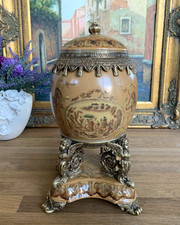 Porzellan Dose Ei Bonboniere