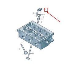 VW Käfer 5C Motor Kipphebel