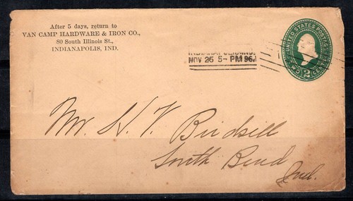 Usa 1896 ganzsache - usa,