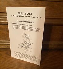 Grammophon Electrola 106