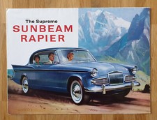  Sunbeam Rapier - 100% Original Verkaufsprospekt Broschüre - Selten, Schön & Top
