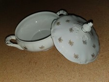 Alte Suppenschüssel Goldrand