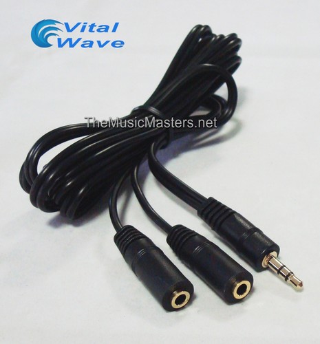 6ft 5mm stereo male plug - 6ft,