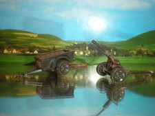 Roco # 198/199 # Einachs-Last-Anhänger 0,5t + 37mm Pak # US Army/Nato/UN # 1:87