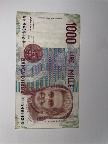 Italien banknote geldschein - banknote,