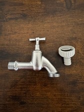 Schlösser Auslaufventil Auslaufhahn 1/2" mit Schlauchverschraubung matt 1730