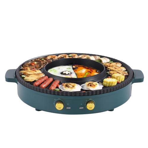 Elektrischer hotpot - 2-in-1,