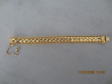 Vintage schönes Damen Armband vergoldet Gold PL lä. 18,5cm Nachlass TOP Zustand