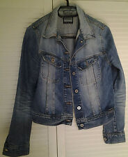 Freesoul Jeans Jacke kurz figurbetont Gr. M Liza 100% Baumwolle 