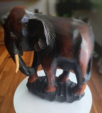 Elefant massivholz vintage - elefant,