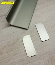 2 SieMatic Abdeckkappe L-Profil V2A Optik Griffmulde Griffleiste Grifflosküche  