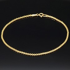 Rundanker Anker Armband Goldarmband 585 14K ECHT Gold 2mm 20cm Geschenk NEU