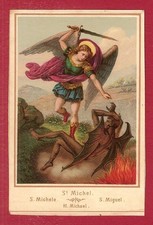 Andachtsbild Heiliger Michael