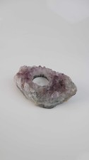 Teelichthalter Amethyst Lila