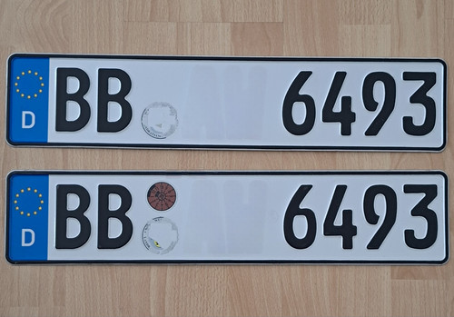 Deutsches kfz kennzeichen - deutsches, kfz-kennzeichen
