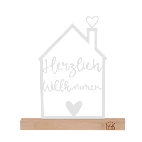 Unus aufsteller herzlich - unus®, "herzlich