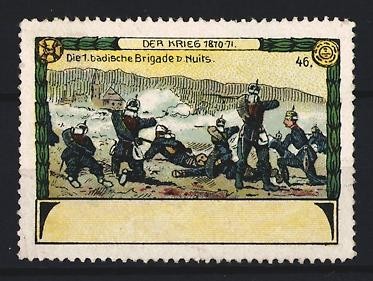 Reklamemarke der krieg 1870 - krieg,