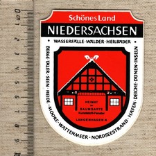 Aufkleber/Sticker Schönes Land Niedersachsen