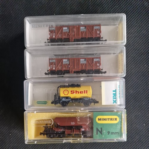 Minitrix güterwagen set - minitrix, güterwagen-set